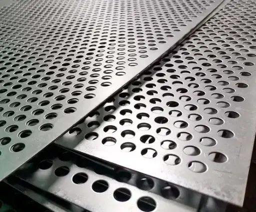 Perforated Stainless Steel Sheet – Grade 304
Size: 1000 × 2000 mm
Thickness: 1 mm
Finish: 2B (Matte)
Hole Size (Pitch): 2 mm